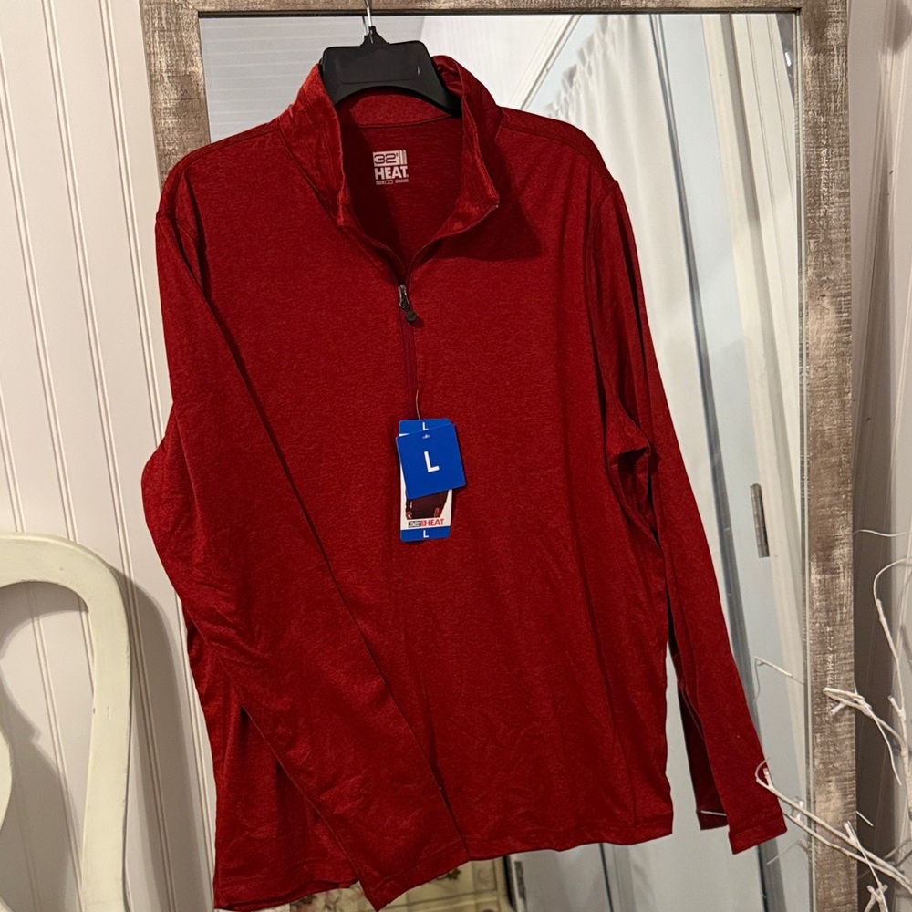 32 Degrees Burgundy Quarter-Zip Pullover